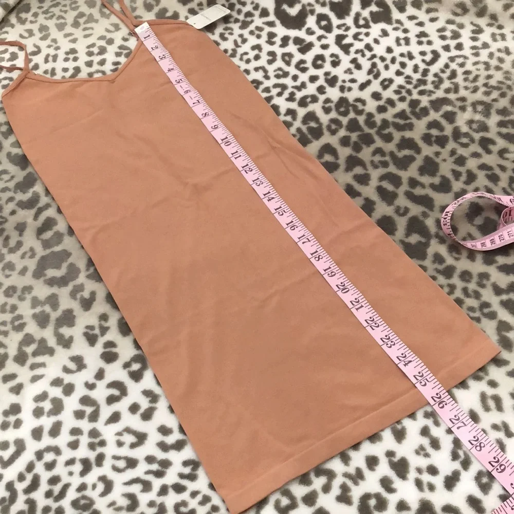 Free People Seamless Mini Slip Dress in Iced Chai Size XS/S - Picture 12 of 13